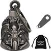 Dream Apparel Campanello da moto per motociclisti, accessori per campanello fantasma pesante e portachiavi per buona fortuna