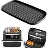Dictien Accessori friggitrice ad aria per Ninja Foodi Flexdrawer 10.4L AF500EU | Tappetino in silicone Air Fryer per Ninja 10.4L, Tappetino silicone riutilizzabile per friggitrice ad aria