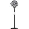 Puupaa Ventilatore nebulizzatore portatile per giardino, oscillazione a 4 velocità con telecomando e timer (nero)