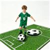 Bcuuozeeing Tappeto da calcio per bambini, campo da calcio, per soggiorno, camera da letto, per bambini, antiscivolo, decorazione per sala sport, cameretta dei bambini, ragazzi e ragazze (verde 2)
