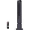 AIRMATE Ventilatore a torre, 12 livelli di velocità, con telecomando, velocità 10 m/s, ventilatore a stelo da 110 cm, 3 modalità/timer da 12 ore, display a LED, 40 W, grigio scuro