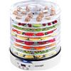 Concept Elettrodomestici SO2020 Essiccatore per Frutta, 2 Piatti, 9 Scomparti, 240 V, 500 W, 46 dB, Bianco