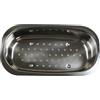 Talea Cestello di scarico per lavello da cucina per verdure e frutta, scolapasta in acciaio inox, QD034
