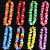 ANBET Set di 8 ghirlande hawaiane a LED, con fiori hawaiani tropicali, decorazioni dai colori vivaci per feste estive, spiaggia, vacanze, carnevali