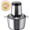 Generic Tritacarne elettrico - Robot da cucina da 3 litri, potente motore da 300 W | Tritatutto Rimovibile, Protezione Contro Il Surriscaldamento, Smerigliatrice Elettrica ad Alta Efficienza, Elettrodomestico
