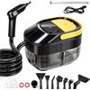 Somedy Pulitore a vapore manuale da 2500 W con serbatoio dell'acqua da 1600 ml, 3 | Manico regolabile in 3 posizioni, 10 accessori, adatto per casa, auto, cucina, piastrelle e tappezzeria per una pulizia