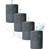 ABSODRY duo family Absodry Deumidificatore Senza Corrente Fino A 25 M² Con Confezione Di Ricarica In Plastica Riciclata Per Soggiorno Bagno Cantina Appartamento Confezione Da 4