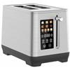 LIFEZEAL Tostapane Automatico 2 Fette in Acciaio Inossidabile, 1000W | Tostapane con Cassetto Raccoglibriciole, Schermo LED, 6 Livelli di Doratura, per Tostare, Scongelare e Riscaldare