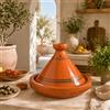 Generico Tajine XL 35 cm in Terracotta Dipinta a Mano - Pentola Tradizionale Marocchina + Ebook 0 0107261106