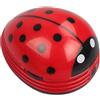 Générique Mini aspirapolvere portatile a forma di coccinella, spazzatrice per briciole, colore rosso