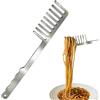 Genérico Servipasta Mestolo in Acciaio Forma Pettine | Pettini per Spaghetti in Acciaio Inossidabile per Casa Tavola Mensa Cottura Pasto Famiglia Donna Uomo