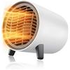 Bwaliffury Stufetta Elettrica Basso Consumo, Bwaliffury Termoventilatore | Compact Air, Silenzioso, in ceramica PTC, dispositivo di protezione dai surriscaldamenti, Piccole Dimensioni, silenzioso