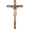 Generic Crocifisso da parete ispiratrice di Cristo, decorazione per la casa, decorazione per interni, esterni, corridoio, ingresso, statuetta in resina (cachi, 24,5 x 13,8 x 3,8 cm)