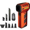 Nitecore CINEWIND CW23 Ventilatore tascabile per fotografia, aspirapolvere | 118000 giri/min, velocità massima del vento 157 mph, potenza di aspirazione 6000 Pa, 6 ugelli, 4 velocità regolabili