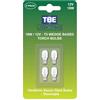 TBE LIGHTING Ricambio 18 Watt T5 Wedge Base 12 Volt, Confezione da 4 Lampadine Energetiche