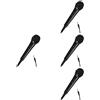 4 Count Microfono Vocale Dinamico Supporto Per Retrò Canto Professionale