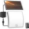YICAIZI Faretto Led Da Esterno Solare Sensore Di Movimento - Impermeabile Ip65,Telecomando A 5 Modalità,Faro Led Esterno Con Pannello Solare Con,Luce Solare Led Esterno Angolo Regolabile Per Esterni