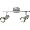 Brilliant, Sistema di faretti da soffitto a 2 luci, 3 Watt, classe di efficienza energetica A+, 230 lumen