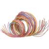GLOREX Colour Strips Metallic 6 2240 106-20 pezzi, lunghezza 10 cm, colori assortiti, multicolore, 19 x 11,5 x 1 cm