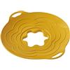 silikomart |Coperchio in Silicone Vapo Twist con Tappo Rimovibile, Colore Giallo, Misure Ø220 mm, Made in Italy