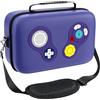 iVoler Custodia di Trasporto compatibile con Nintendo Switch/Nintendo Switch 2, Case da Viaggio Rigido Deluxe per Console Switch e Altri Accessori (Viola, Switch 2, Standard)