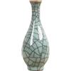 XuanMax Vasi in Ceramica Stile Cinese Vaso Celadon Screpolato Smaltato Fatto a Mano Vasi Decorativi Interno Vaso in Porcellana per Soggiorno Cucina Tavolo Casa Ufficio Camera da Letto Decorazione - 4
