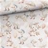 Generico Tessuto Cotone Fantasia Bambini 100 cm x 158 cm Stoffa per Cucito, Tessuti al metro, Stoffa cotone al metro, Cotoni per cucire, Stoffe per bambini (paperelle)