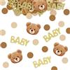 Dermalyx 200 Pezzi Decorazioni per Baby Shower, 3 Disegni, Set di Addobbi da Tavolo per Neonati, Decorazioni per Bambini per Battesimo, Prima Comunione, Nascita, Cresima,
