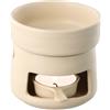 Culinavog Lampada Profumata, Bruciatore per Fusione di Cera, Bruciatori di Olio Essenziale in Ceramica con Cucchiaio di Candela, Diffusore di Aromi per Casa, Halloween, Natale (Giallo, 1 Pezzi)