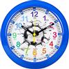 Kiddus Orologio da Parete Bambini per Imparare l'Ora, Orologio Educativo 20cm con Lancette Scritte Ora e Minuto per Bimbo e Bimba, Silenzioso per Cameretta e Studio, Sistema Pedagogico Numeri Grandi