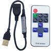 Cleiscry DC5-24 V 11 tasti Mini USB RF Wireless Dimmer Telecomando LED Controller per 5050/2835 singole strisce di colore
