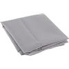 zalati Tessuto trattato in gomma, 150 cm, antiscivolo, per fai da te, tappeti, tovaglie, decorazione, grigio, 1 m