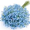 N&T NIETING Gypsophila - Fiori artificiali, 15 pezzi, per bouquet di nozze, feste, tavolo, decorazione per la casa (blu)