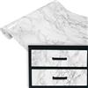 DecoMeister pellicole adesive effetto pietra decorative decorazioni pellicola autoadesiva per mobili 90x100 cm Grigio Marmo
