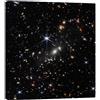 Posterlounge James Webb - First deep field image Stampa su tela | 60 x 60 cm di NASA Nero Quadri Decorazione per pareti