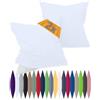 npluseins Set da 2 federe Renforcé - 100% cotone - semplici ed eleganti 698.898, 40 x 40 cm, bianco