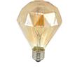 vetrine inrete Vetrineinrete® Lampadina led a filamento vintage retro e27 4 watt lampada decorativa ambra diamante 350 lumen A123