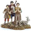 Moranduzzo Musicisti per Presepe da Cm 10 Scala 1:20 - Statuine Presepe Indistruttibili - Stile 700', Pittura Rifinita a Mano, Prodotto Ufficiale, Made in Italy, Scultore M. Landi