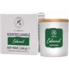 AROMATIKA Candela Profumata al Legno di Cedro 200 g - сon Olio Essenziale - Cera di Soia - Candle in Confezione Regalo - Aroma di Cedro - Aromaterapia - Idea per il Compleanno - Natale