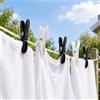 Generic Confezione da 48 mollette resistenti per bucato, multiuso, antiscivolo, con molle, per asciugare all'aria, vestiti, asciugamani, artigianato, foto e sacchetti per alimenti