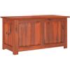 vidaXL Cassapanca con Coperchio Marrone in Legno Massello di Acacia