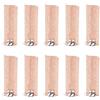 FSSTUD 10 stoppini in legno per la realizzazione di candele, stoppini in legno a S scoppiettanti per candele artigianali con base per realizzare candele fai da te