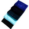 Anevous 5 pezzi di tessuto in velluto da 50 x 50 cm, set di tessuti per patchwork, tessuto in velluto al metro per cucito, patchwork, quilt, per fai da te, decorazioni, artigianato, abbigliamento