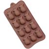 XANHOY Stampo in silicone a 12 cavità 3D a forma di ananas, per cuocere cioccolato, mousse, torte, dessert, pasticceria, strumenti per la decorazione di cera