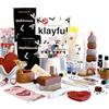 Klayful Kit Ceramica Fai da Te con Argilla Senza Cottura | Colori Alta Coprenza | Air Dry Clay Autoindurente | Kit Argilla Adulti | Strumenti, Pennelli, Smalto (Edizione Speciale Notte Romantica)