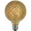 VR VETRINEINRETE Vetrineinrete® Lampadina led a filamento vintage retro e27 4 watt lampada decorativa ambra sfera 350 lumen A107