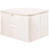 CYYOIEN 41 L da Scatole per Armadio in Tessuto, Scatole Portaoggetti | Borsa con cerniera e coperchio, ideale per riporre vestiti, coperte, libri e giocattoli (45×35×26 cm)
