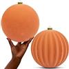 LANGXUN 2 palline di Natale extra large in velluto da 20 cm, infrangibili, da appendere, decorazioni per albero di Natale, vacanze, matrimoni, decorazioni per la casa (oro rosa)