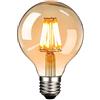 NUODIFAN Vintage Edison LED lampadina, Nuodi Fan E27 8 W lampadina LED lampadina dimmerabile Squirrel Cage stile retro filamento della lampada di vetro ambrato (800 Lumens, 2700 K) ideale per l' illuminazione