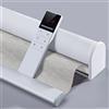 Generic - Persiane motorizzate ricaricabili compatibili - Tendine oscuranti per finestre spesse per la casa - Telecomando - Beige Bianco (L90 x H160 cm)